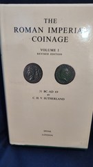 Roman Imperial Coinage Volume 1 31 BC-AD 69 CHV Sutherland Spink London 1984 Rev