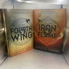 Fourth Wing Iron Flame Rebecca Yarros Hardcover Standard Edition Empyrean Set
