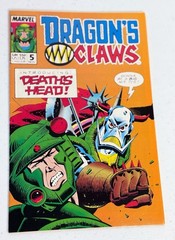 Dragon’s Claws #5 Signed Marvel UK Comic 1st Death’s Head Appearance