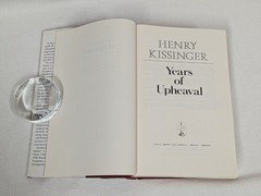 Henry Kissinger ~ Memoirs 3 Volume Trilogy ~ White House Years Upheaval Renewal