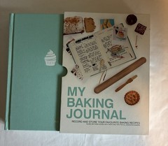My Baking Journal, Record & Store Your Own Baking Recipes Hardcover NEW