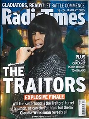 RADIO TIMES THE TRAITORS FINALE Winkleman Dylan film Hanks Jan 2025 TV Magazine