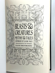 BEASTS & CREATURES MYTHS & TALES Epic Tales Gothic Fantasy Deluxe Hardcover NEW