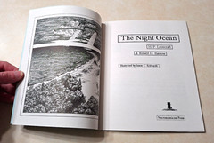 The Night Ocean H.P. Lovecraft Vintage Necronomicon Press Robert H. Barlow 1989