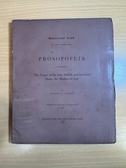 Prosopopeia No. LIII. -Seventh Year. by Thomas Lodge 1880 The Hunterian Club