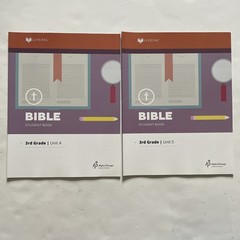 Lifepac 3rd Grade Bible Units 1-10 (Missing Unit 3) Student Set
