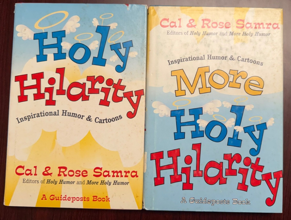 Lot of 2 HOLY HILARITY – MORE by Carl and Rose Samra w/DJ 1999 Very Good