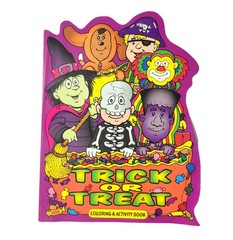 NOS Vintage 1999 Trick Or Treat Halloween Coloring & Activity Book 75 Pages New
