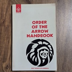 Vintage Order Of The Arrow Handbook Boy Scouts Of America 1984 Paperback BSA