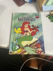 Vtg 1993 Disney’s THE LITTLE MERMAID – Wonderful World of Reading Kids HC Book