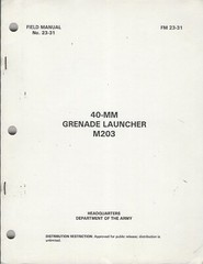 Historical book 40-MM Grenade Launcher, M203