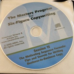 AWAI MASTERS PROGRAM FOR SIX FIGURE COPYWRITING DISC #15 B2B COPY SEQUENCE CD