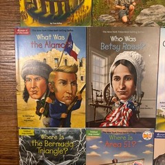 Qty-9 Who what where was book lot of paperback books Lot nonfiction Biography HQ