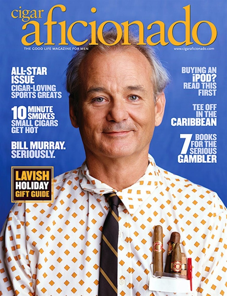 Cigar Aficionado Mag Nov/Dec 2004 Bill Murry , Also Avail 1992-2017