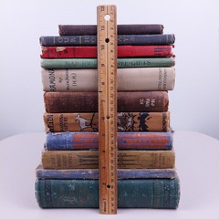 11 Vintage Antique 1800’s – 1900’s Hardcover Books for Decor & Staging Ephemera