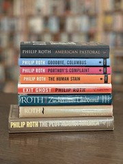 Lot of 8 Philip Roth (no 1st ed) HCDJ + sc The Plot Against America American P..