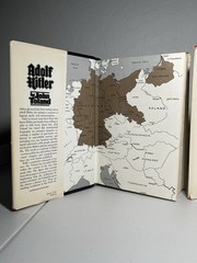 Vintage (1976) “Adolf Hitler” books by John Toland, Volumes I & II, HC/DJ