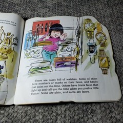 The Clock Book Donna Kelly 1981 Golden Shape Book Children’s Illustrated Golden