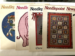Needlepoint News Lot of 4 Issue July 1978 and Issues July/August 1980 1981 1982