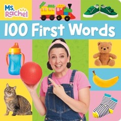 100 First Words Ms Rachel Book – Board Book – VERY GOOD