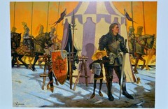 SIGNED A Knight Of The Seven Kingdoms COVER ART PRINT Gary Gianni George Martin