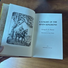 A Knight of Seven Kingdoms George R.R. Martin First 1st Edition Hardcover Book