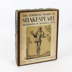 Vintage The Complete Works Of William Shakespeare HC Cardboard Sleeve 1936
