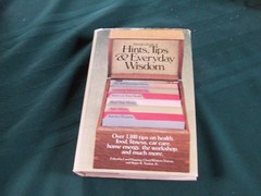 Rodale’s Book of Hints, Tips and Everyday Wisdom (1985, Hardcover) 388 pages