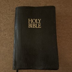 Holy Bible Giant Print Nelson Reference 895 KJV Genuine Leather Black