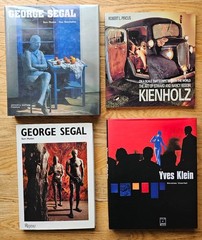 Yves Klein George Segal Kienholz Hardcover Art Book Set Sculpture Painting Lot