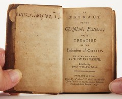1791 John Wesley Christian’s Pattern Imitation of Christ Early American Imprint