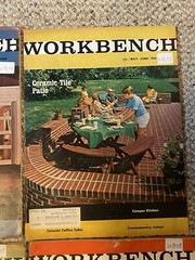 Lot of 6 Vintage 1964 Workbench Bimonthly Magazines In Binder