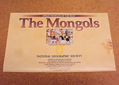 National Geographic December 1996 Map Great Peoples of Past The Mongols + Legacy