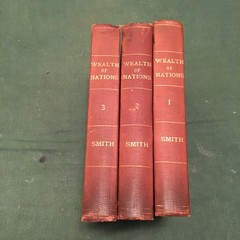 WEALTH OF NATIONS ADAM SMITH 1812 3 VOLUMES GOOD CONDITION