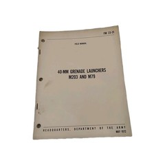 FM 23-31 40-MM Grenade Launchers M293 And N79