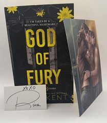 God of Fury by Rina Kent – Deluxe Edition. Art Print (B) & a Digitally Signed