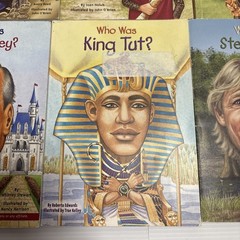 Who Was What Is Where Is Book Lot of 15 Michael Jordan Walt Disney Salem Witch