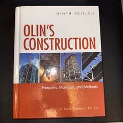 Olin’s Construction : Principles, Materials, and Methods by H. Leslie Simmons…