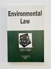 Environmental Law by Daniel A. Farber and Roger W. Findley (2006, Trade…
