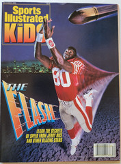 1992 DEC SPORTS ILLUSTRATED FOR KIDS W/ UNCUT CARDS JIM BROWN LOU GEHRIG DR. J +