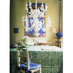 The World of Interiors Magazine, July 2008 Chinese Wallpaper Ditta Medici Domes