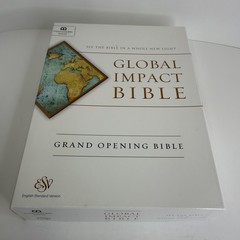 Global Impact Bible ESV Grand Opening Bible 2017 Museum of The Bible