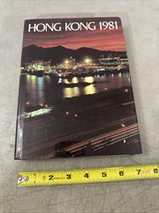 1981 Hong Kong Review Annual Report Book Pictures Maps Rick Government Printer