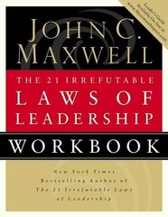 THE 21 IRREFUTABLE LAWS OF LEADERSHIP, WORKBOOK By John C. Maxwell **Mint**