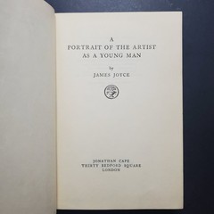 Vintage A Portrait of an Artist as a Young Man by James Joyce (1954 HC w/DJ)