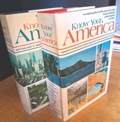 Know Your America Volume 1 and 2, 1978 HC’s with Dust Jackets Very Good Cond.