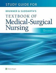 Study Guide for Brunner & Suddarth’s – Paperback, by Hinkle PhD RN – Good o