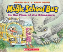 The Magic School Bus in the Time of the Dinosaurs – Paperback – VERY GOOD