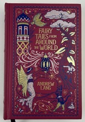 Fairy Tales from Around the World Andrew Lang Barnes Noble Leatherbound VG+ BK5