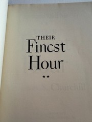 NICE! 1949 Their Finest Hour Winston S. Churchill Houghton Mifflin Hardcover